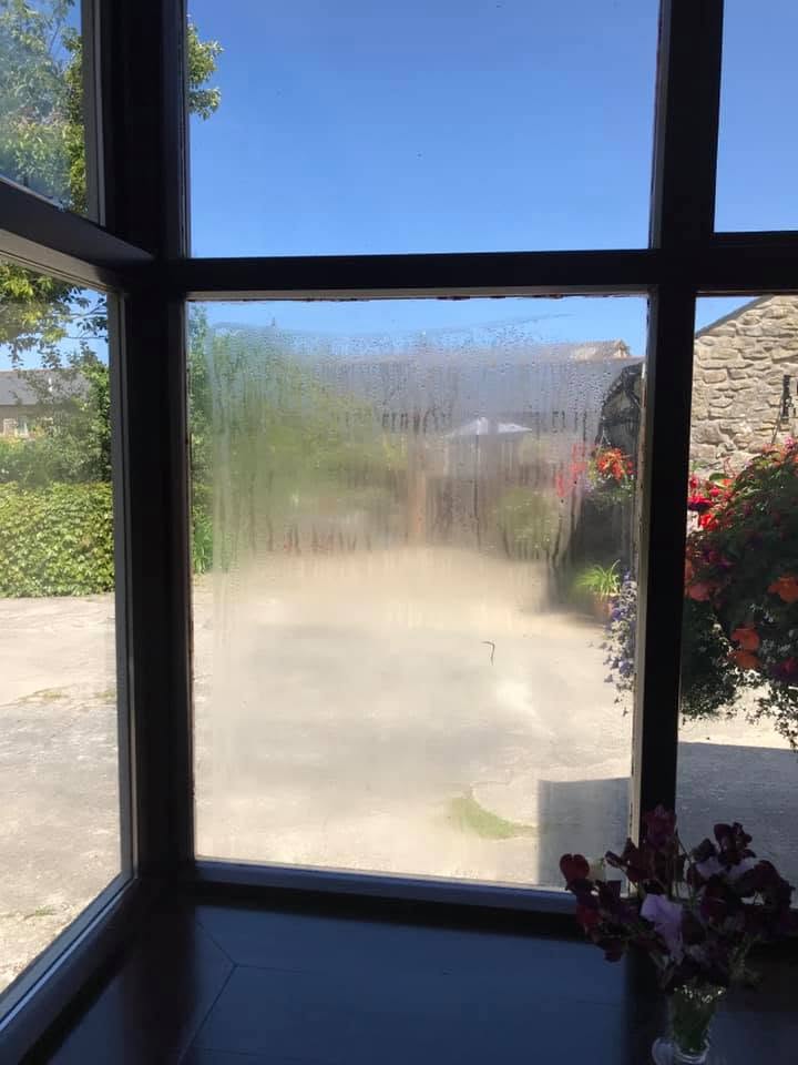 Before sealed unit replacement - misted double glazing